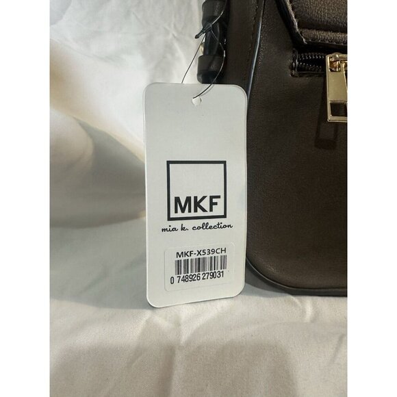 MKF Collection Mini Crossbody Shoulder Bag for Women - Brown - Picture 4 of 4